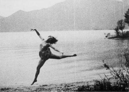 Mary Wigman am Lago Maggiore, Tessin, Ascona, beim Monte Verità